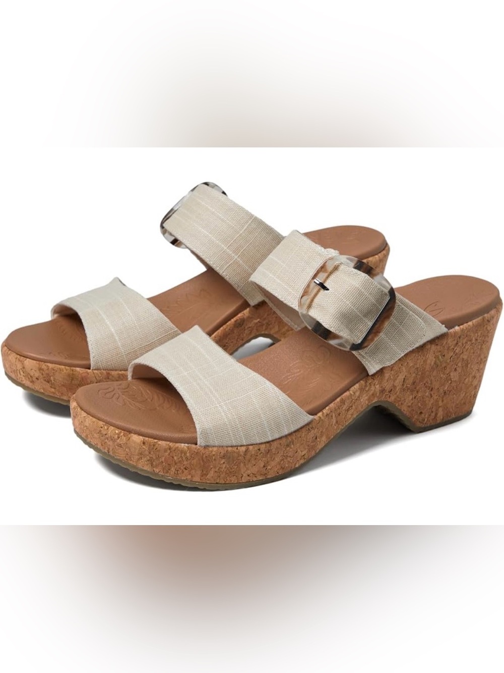 Skechers Women's Brystol Vegan Adjustable Heeled Sandals Natural - Medium 8